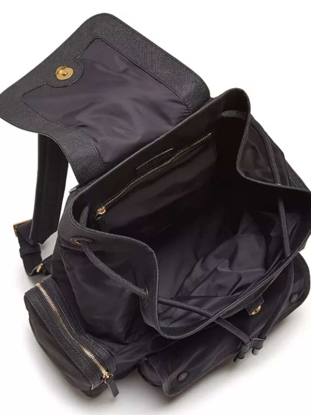 Tory Burch Scout Nylon Backpack Black - Picture 6 of 6